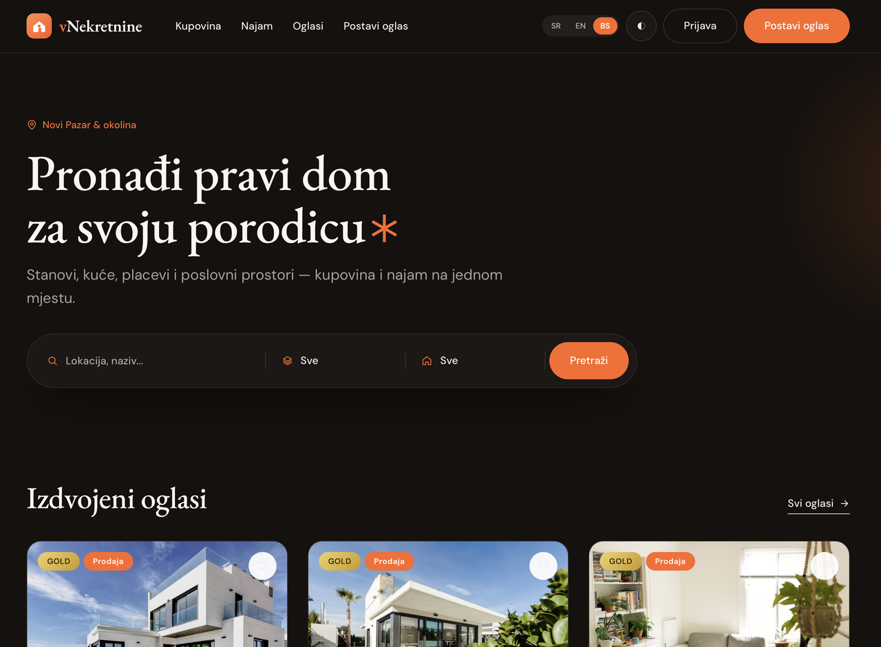 Nekretnine — Real-estate platform